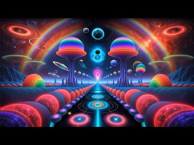 Psychedelic Trance mix October 2024 [Surrealism AI Graphic video]