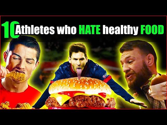 Top 10 Athletes Who Eats Fast Food