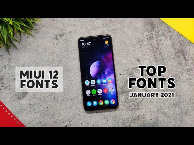 Miui 12 Top 10 Best Fonts For January 2021 | Miui 12 Premium Font