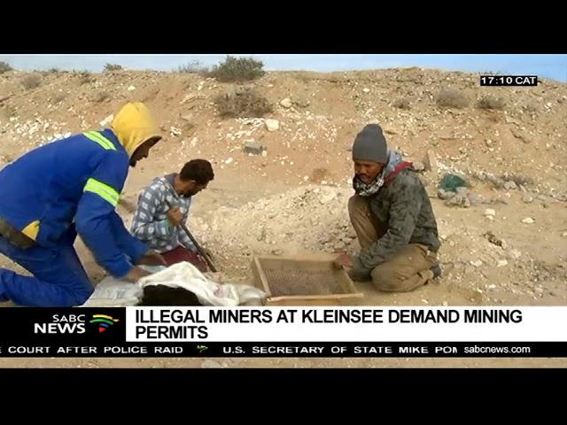 Kleinsee illegal miners demand permits