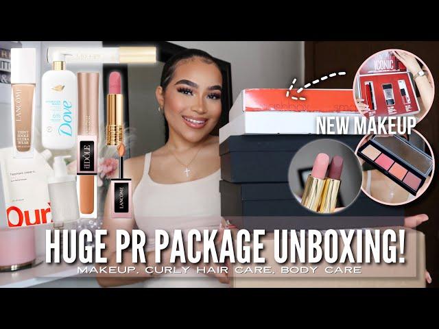 HUGE PR PACKAGE UNBOXING 2024 | NEW MAKEUP + NATURAL HAIR CARE + SKIN CARE