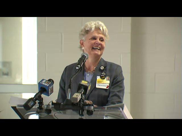 Opening of outpatient tower at University of Maryland Medical System.