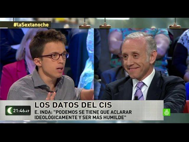 Nuevo rifirrafe entre Inda e Íñigo Errejón en 'laSexta Noche'