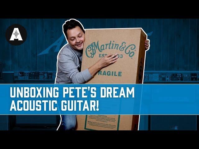 Pete FINALLY Gets the Acoustic Guitar He Has Been Dreaming About - Guitar Unboxing!