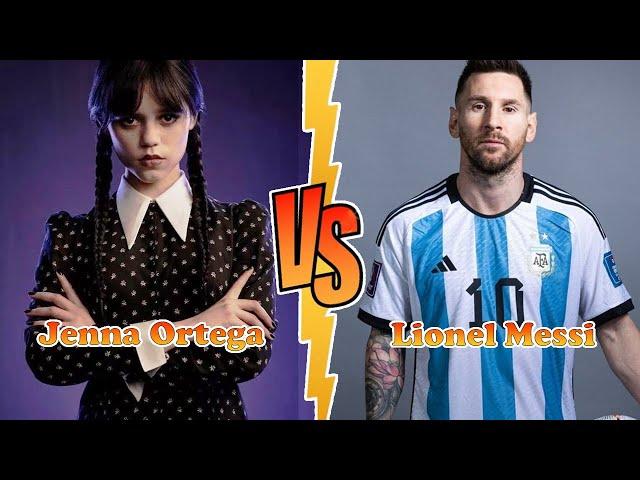 Jenna Ortega VS Lionel Messi Transformation  From Baby To 2024