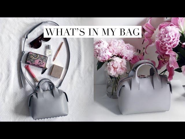 WHAT'S IN MY BAG | Alexander Wang Small Rogue Satchel + Designer Bag Review