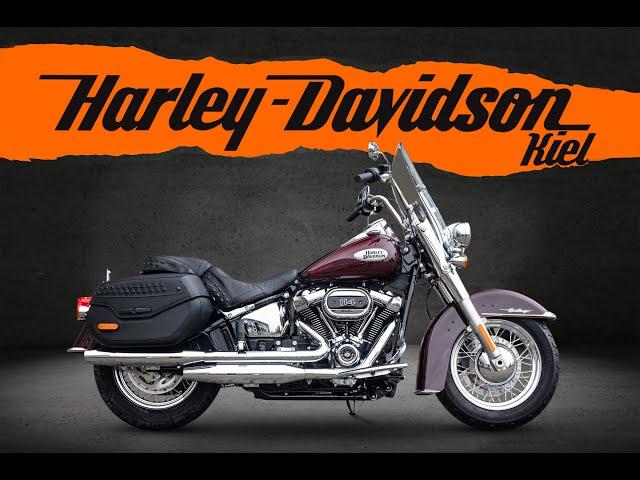 Harley-Davidson Kiel - HERITAGE CLASSIC FLHCS MY22 - Midnight Crimson & Chrome Finish