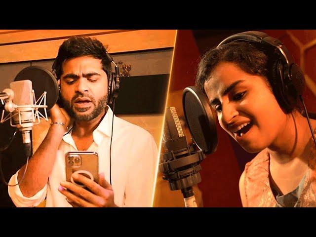 SIMBU, SIVAANGI பாடிய MACHI SONG  MAKING VIDEO | Mayan | STR