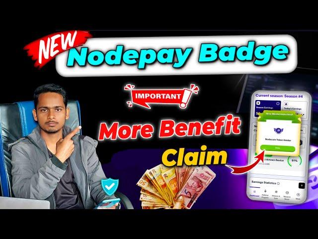 Nodepay New Badge Claim | Nodepay Season4 Update | Nodepay Holder Badge Claim