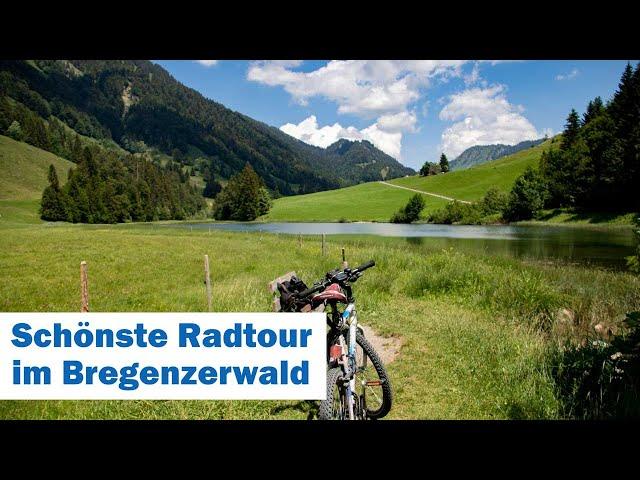 Radtour Bregenzerwald zum schönen Lecknersee