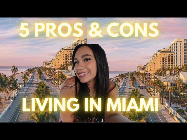 Top 5 PROS + CONS about living in Miami, Fl 2024. Moving to a new state 4 month update.