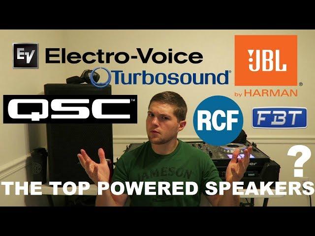 The TOP Powered DJ SPEAKERS