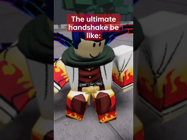 the ultimate handshake be like:  // notfire // #shorts #roblox #tsb #robloxedits