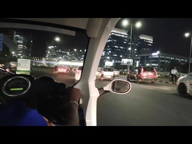 A Ride in ZBee electric Car - A view of Cyber City