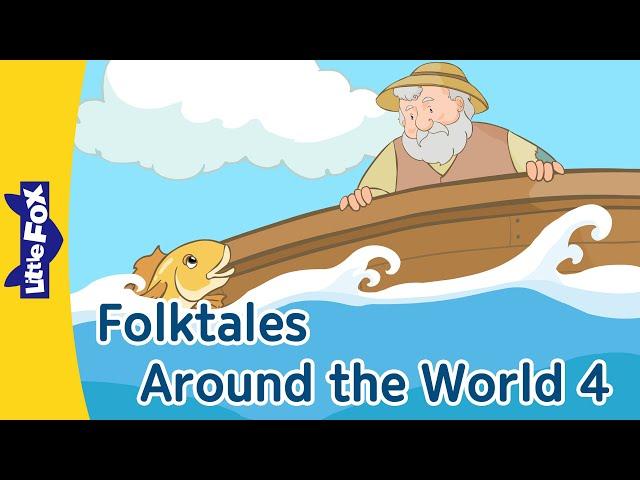 The Merchant of Baghdad, Mr. Boots, The Golden Fish, Three Golden Flowers, | Folktales | Little Fox