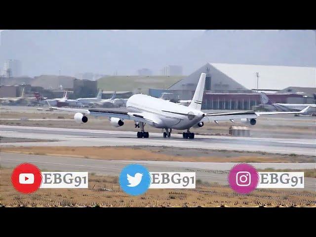 The arrival of the plane of the Minister of Foreign Affairs of Saudi Arabia at Mehrabad Airport