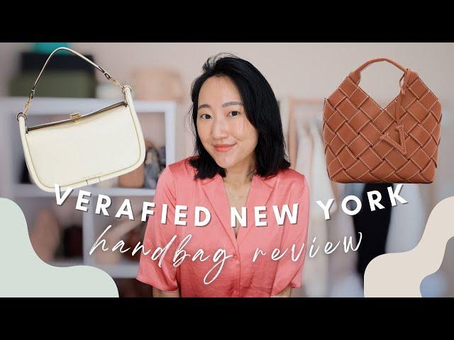 Verafied New York Handbags Review: Caramel Basket Bag & Coconut Shoulder Bag