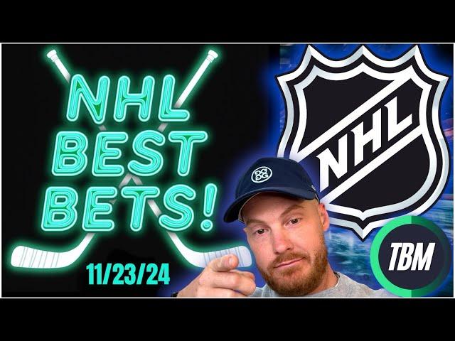 NHL Picks, Predictions & Parlays Today 11/23/24 | Best NHL Bets!  Free NHL Expert Picks!