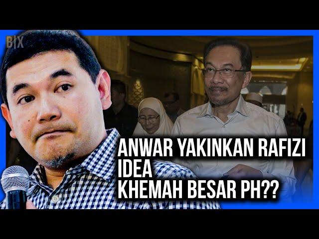 BAGAIMANA ANWAR MAHU YAKINKAN RAFIZI IDEA KHEMAH BESAR??