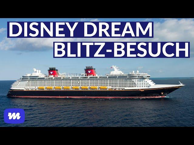 Disney Dream: Blitz-Besuch auf dem Schiff der Disney Cruise Line