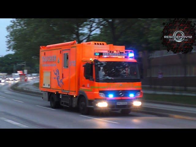  SEG-Tauchen Berufsfeuerwehr Hamburg F25 Billstedt + MZF DLRG LV Hamburg