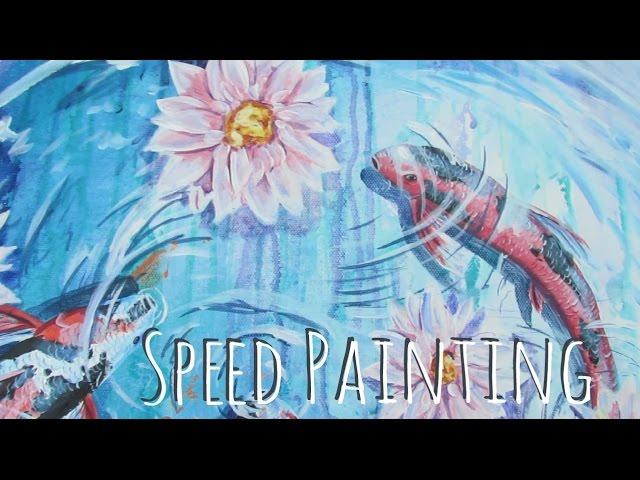 I got Married/Koi Pond Speed Painting