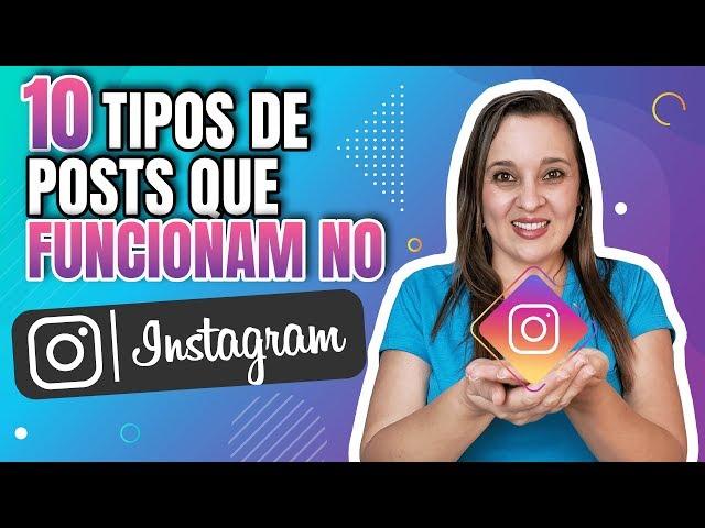 10 Tipos de POST PARA INSTAGRAM que trazem SEGUIDORES e ENGAJAMENTO [Instagram para Negócios]