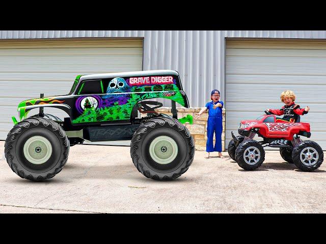 Kids Pretend Play: MAGIC Mechanic Turns Toys into POWER WHEELS!? | Videos for Kids