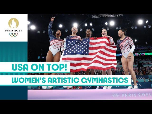 USA ON TOP!  | Women's Artistic Gymnastics - Team | #Paris2024 Highlights