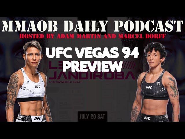 UFC Vegas 94: Lemos vs. Jandiroba Preview MMAOB Daily Podcast For July 15th