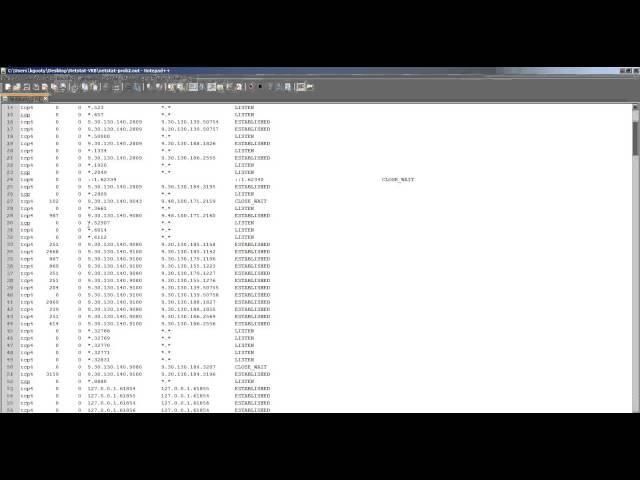 Identifying Network congestion problem using Netstat log