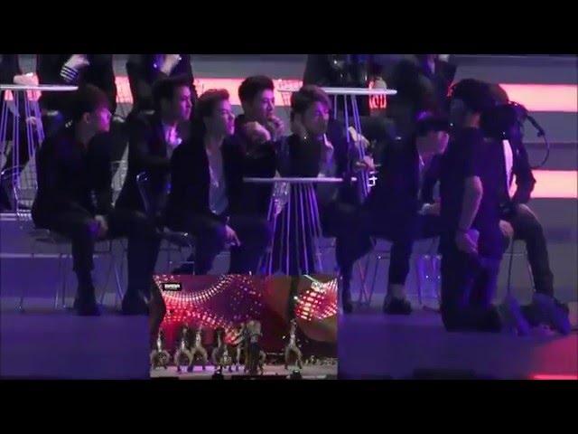 BTS & IKON reaction to CL & 2NE1 Full Performance @ MAMA 2015