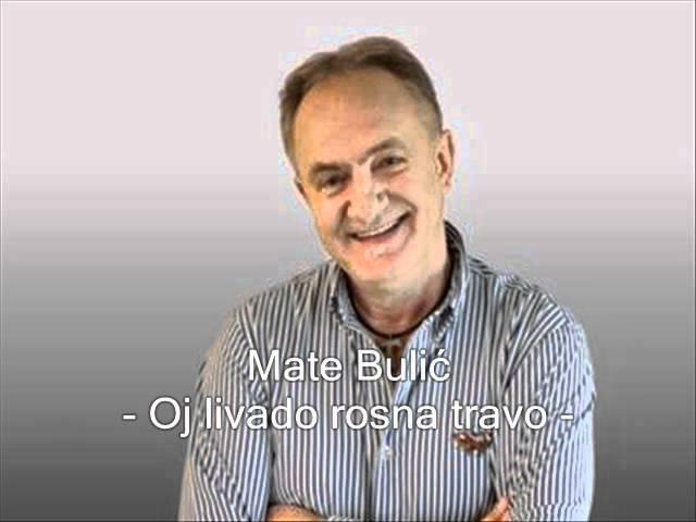 Mate Bulic - Oj livado rosna travo