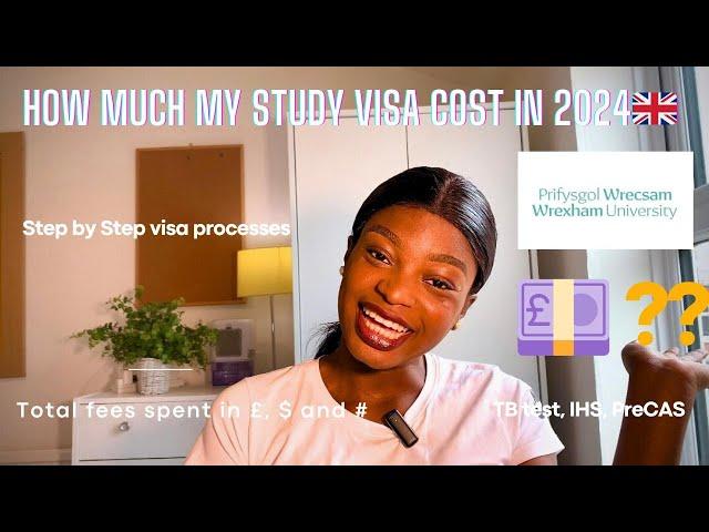 How much does my student visa cost? TB Test, IHS, Visa fee, POF, Biometrics, Wrexham University, MBA