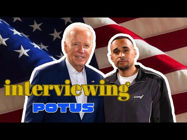 How I Interviewed President Biden | speedys LITTLE vlogs