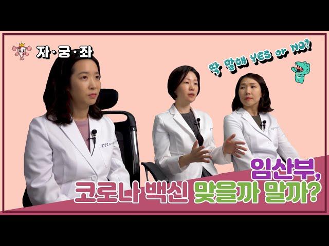 임산부 코로나 백신 맞아 말아?!│산부인과 여성건강 채널 자궁좌 ‍️‍️‍️