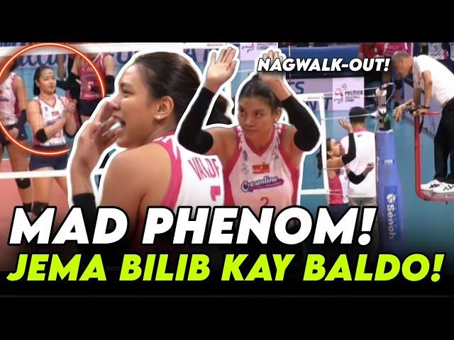 DAHILAN kung BAKIT DELIKADO MAGALIT si Alyssa sa Referee, BUMAWI NG MALAKAS NA PALO! Jema BUMILIB!