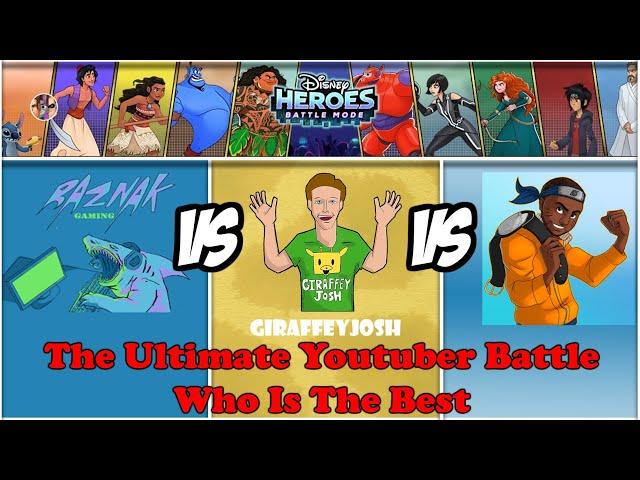 Disney Heroes Battle Mode - FG3000 VS Raznak Gaming VS GiraffeyJosh - Server 2 Daily Gameplay #09
