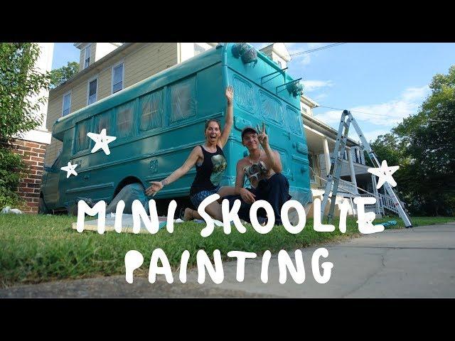 DIY SKOOLIE CONVERSION | painting it for under $500