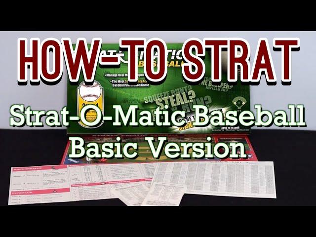 How-To Strat: Baseball Basic Version Board Game