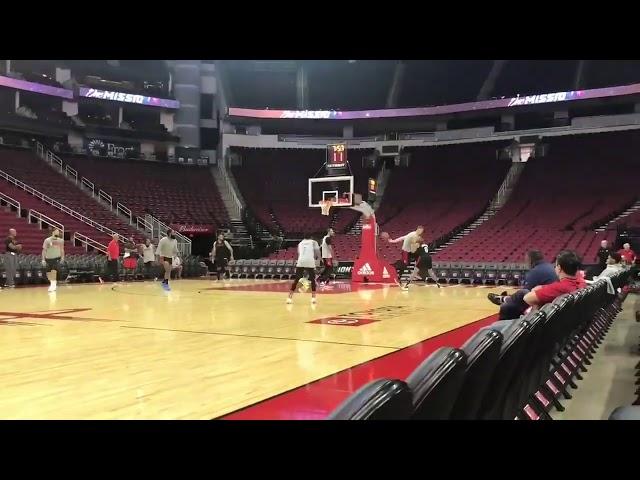 Russell Westbrook KNEE INJURY at Open Training