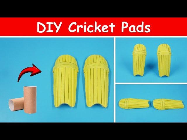 How to Make Cricket Pads at Home | DIY Miniature Cricket Pads With Tissue Roll