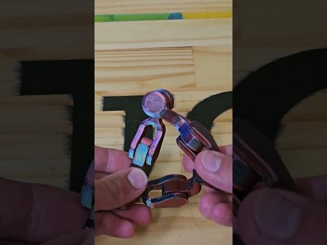 Fidget Triangle Satisfying 3D Printing Time-lapse (Neptune 4 Pro)