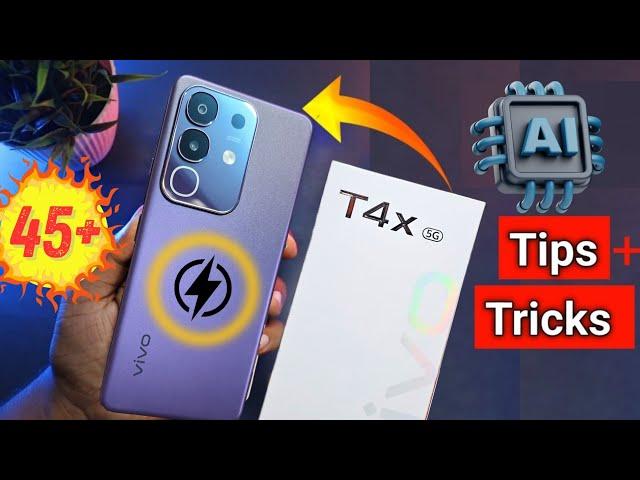 Vivo T4x 5G Top 45+ Amazing Features | Hidden Features in हिंदी |