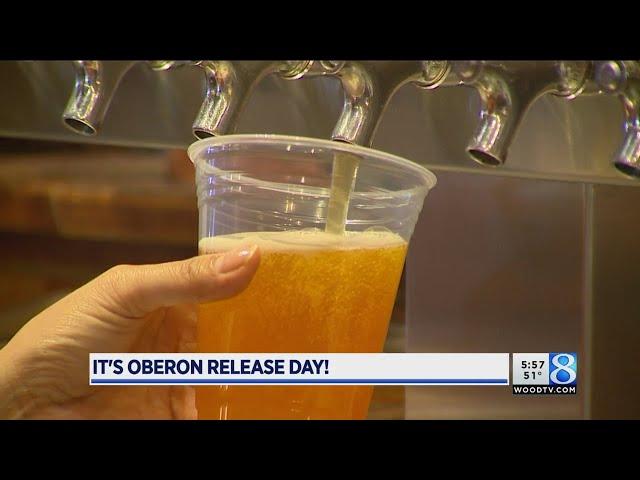 Beer enthusiasts celebrate Oberon release