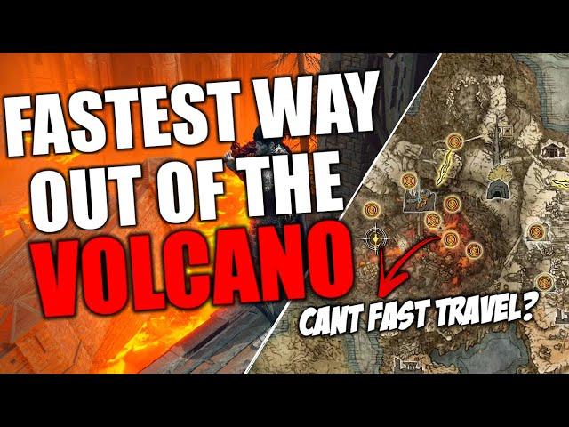 ELDEN RING | HOW TO OUT OF THE VOLCANO (WHERE TO GO) *EASY SHORTCUT*