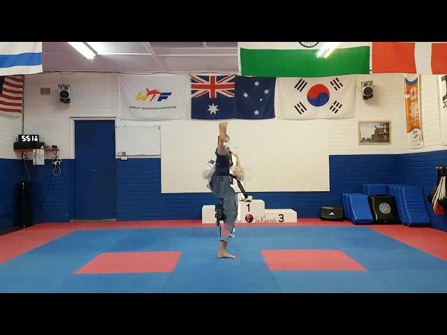 1st Philippine International Virtual Poomsae Championships–Sarah Upton–Koryo– Female Under 40