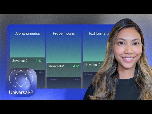 Universal-2: The Most Powerful Speech-to-Text Ever | Demo & Tutorial