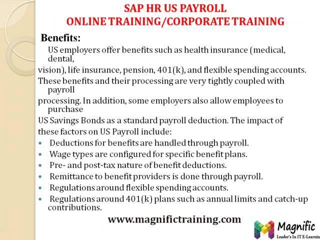 sap hr us payroll online training