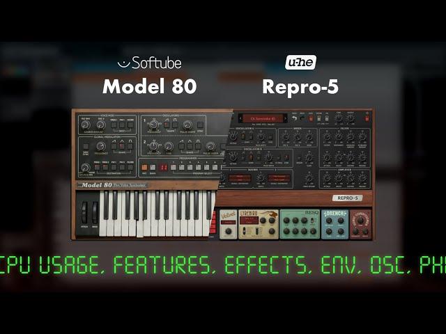 Softube Model 80 / u-he Repro-5 Comparison